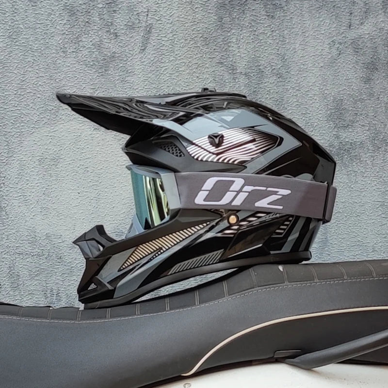 Capacete ORZ – Full Face MTB e Downhill, Certificação DOT Capacete ORZ – Full Face MTB e Downhill, Certificação DOT